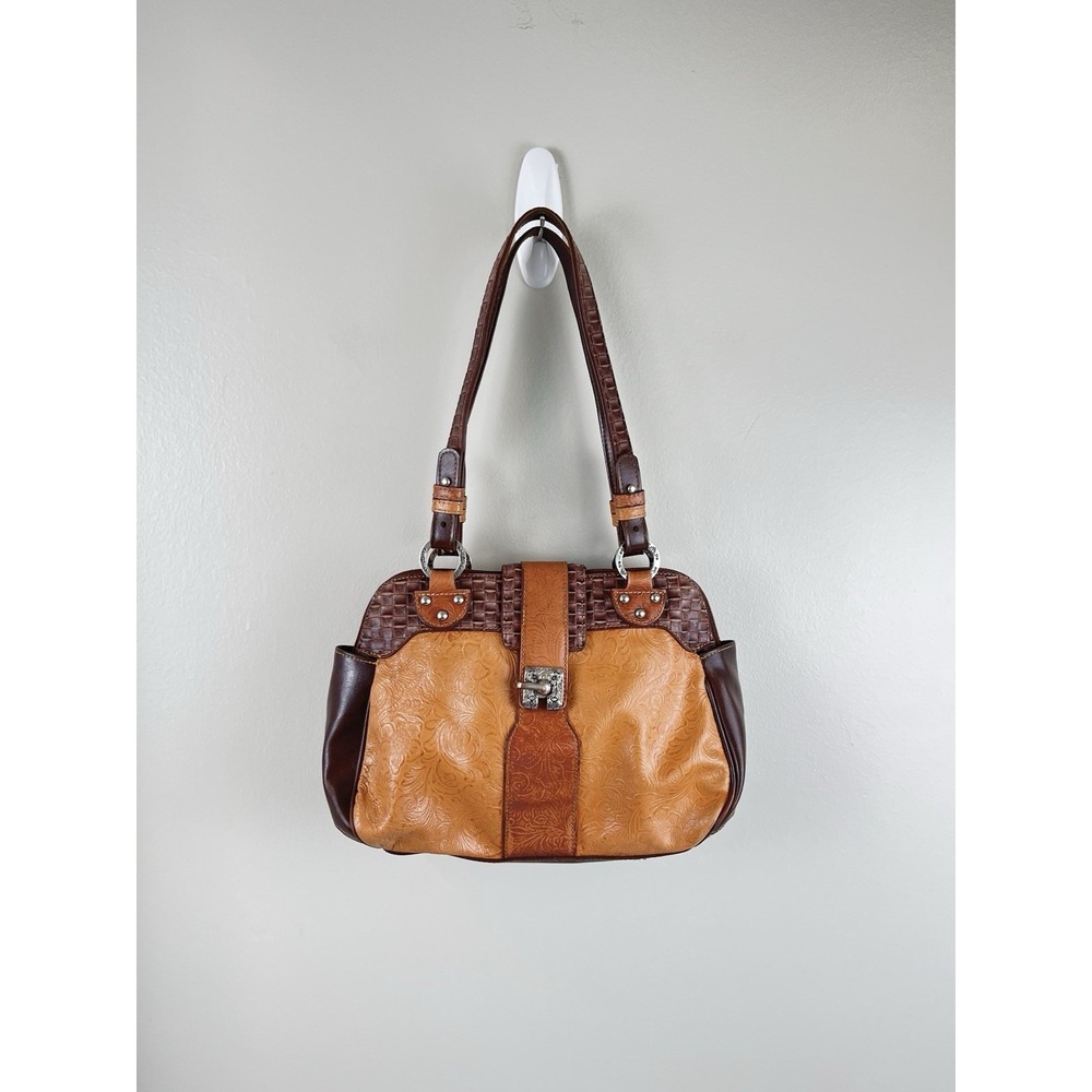 M.C. Marc Chantal Y2K Western Cowgirl Embossed Shoulder Bag Purse